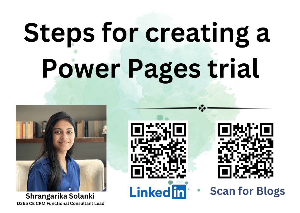 [Power Pages] – How to create Power Pages&nbsp;Trial?